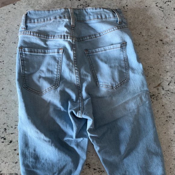 Highwaisted Fashion Nova Sailor Ripped Shorts - Picture 6 of 6